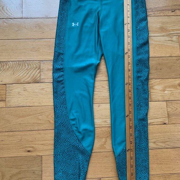 Under Armour Women’s HeatGear Leggings – Teal, Size Small - Picture 5 of 8